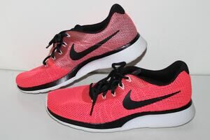 Nike Tanjun Racer Sneakers, Women’s 11, Tropical Pink Black, Running Shoes